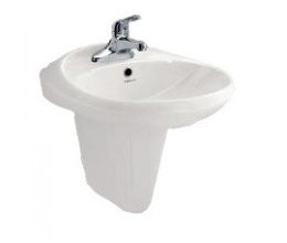 Chậu Rửa Lavabo Chân Ngắn Treo Tường Viglacera VTL2 (BS401)