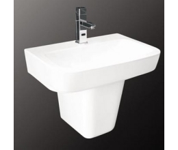 Bộ Chậu Rửa Lavabo Và Chân Ngắn Treo Tường Viglacera CD50