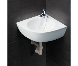 Chậu Rửa Lavabo CAESAR L2014 Góc Treo Tường