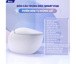 Bồn cầu trứng thông minh Enic smart E168