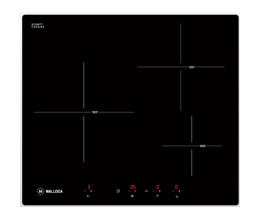 Bếp Điện Từ Malloca MI 593 BN Mặt Kính 3 Bếp