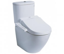 Bàn Cầu Hai Khối TOTO CS761DW8 Nắp Điện Tử Washlet TCF6632A