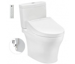 Bồn Cầu Hai Khối  Điện Tử TOTO CS769DRW14 Nắp Rửa Washlet TCF24410AAA