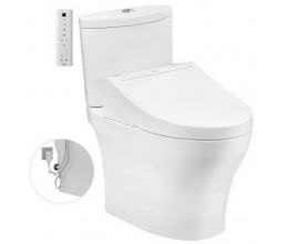 Bồn Cầu Hai Khối  Điện Tử TOTO CS838DW14 Nắp Rửa Washlet TCF24410AAA