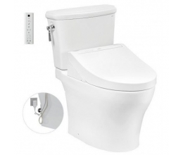 Bồn Cầu Hai Khối Điện Tử TOTO CS986GW14 Nắp Rửa Washlet TCF24410AAA