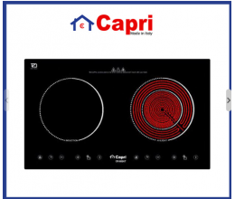 Bếp Đôi Điện Từ Hồng Ngoại Capri Cr-802Kt