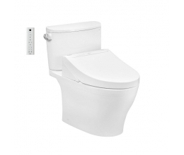 Bồn Cầu Hai Khối Điện Tử TOTO CS767CRW15 Nắp Rửa Washlet TCF24460AAA