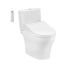 Bàn cầu hai khối kèm nắp rửa điện tử WASHLET dòng C5 CS769CDW15