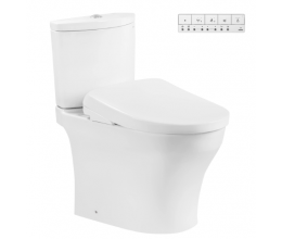 Bàn cầu 2 khối TOTO kèm nắp rửa điện tử WASHLET CS838CDW23  dòng S7 TCF47360GAA