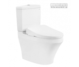 Bàn cầu 2 khối TOTO kèm nắp rửa điện tử WASHLET CS948CDW23 dòng S7 TCF47360GAA