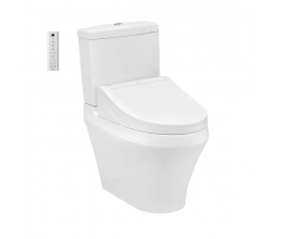 Bồn Cầu Hai Khối  Điện Tử TOTO CS948CDW15 Nắp Rửa Washlet TCF24460AAA