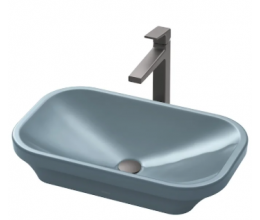 Chậu đặt trên bàn TOTO màu xanh tro LW630JDW/F#ASB