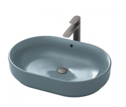 Chậu đặt trên bàn TOTO màu xanh tro LW896JW/F#ASB 