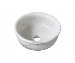 Lavabo đá marble trắng MAR63V