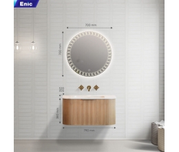 Bộ tủ lavabo gương led phòng tắm cao cấp Enic Classic Z5 80cm – 100cm