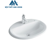Chậu Rửa Lavabo Âm Bàn Inax L-2395V Dương Vành