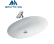 Chậu Rửa Lavabo Inax L-2216V Âm Bàn Oval