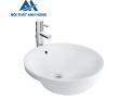 Chậu Rửa Mặt Lavabo Inax L-333V Bán Âm Tròn