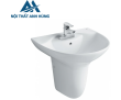 Lavabo Treo Tường Inax L-288V/L-288VC Chân Ngắn