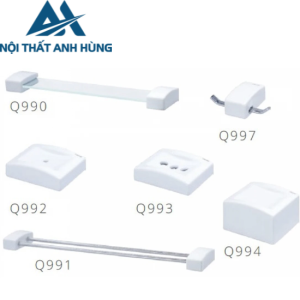 Bộ Phụ Kiện 6 Món Sứ Caesar Q990-A6