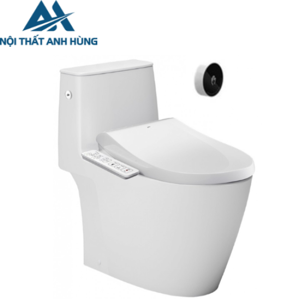 Bồn Cầu 1 Khối INAX ACT-902 + CW-H17VN Nắp Điện Tử Xả Cảm Ứng