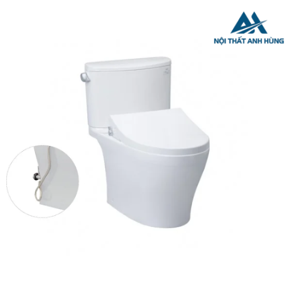 Bồn cầu TOTO CS767RE4 2 khối nắp rửa cơ TCW1211A
