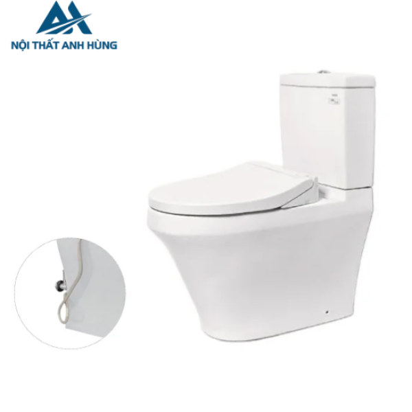 Bồn cầu TOTO CS948DE2 2 khối nắp rửa cơ TCW07S