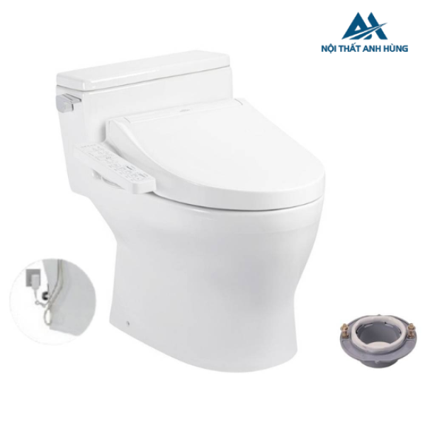 Bồn cầu TOTO MS188VKW16 1 khối nắp điện tử Washlet 