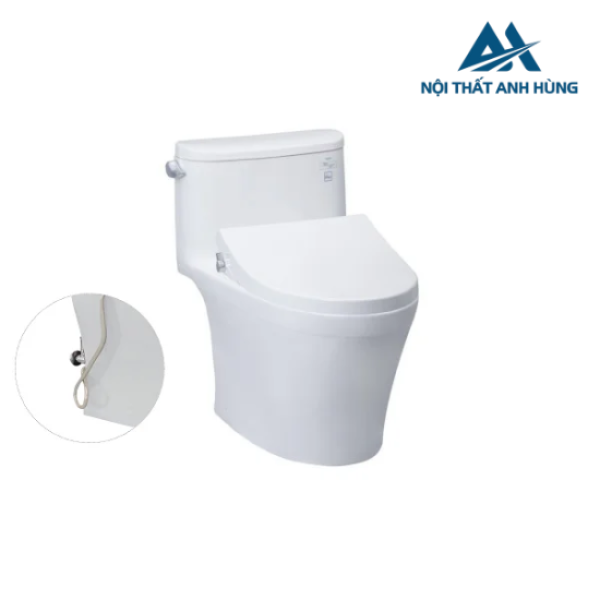 Bồn cầu TOTO MS887RE4 1 khối nắp rửa cơ TCW1211A