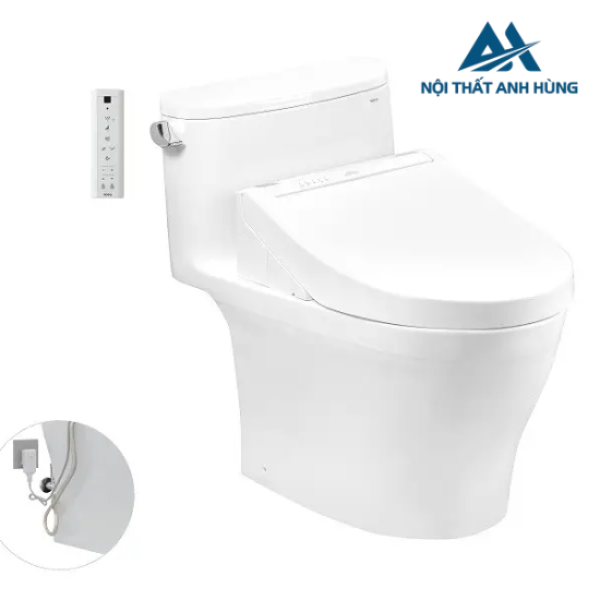 Bồn cầu TOTO MS887RW14 1 khối nắp điện tử Washlet