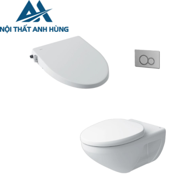 Bồn Cầu Treo Tường Nắp Rửa Cơ INAX AC-23P + CW-S15VN