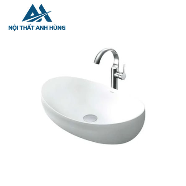 Chậu lavabo đặt bàn Galalato TOTO PJS01WE#GW trắng bóng