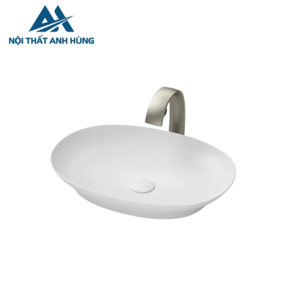 Chậu lavabo đặt bàn TOTO LT4706#MW trắng mờ 