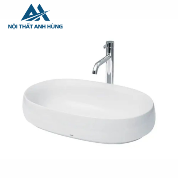 Chậu lavabo đặt bàn TOTO PJS05WE#GW trắng bóng