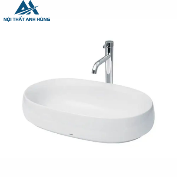 Chậu lavabo đặt bàn TOTO PJS05WE#MW trắng mờ