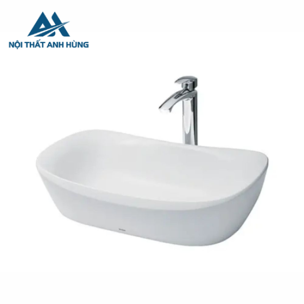 Chậu lavabo đặt bàn TOTO PJS07WE#GW trắng bóng