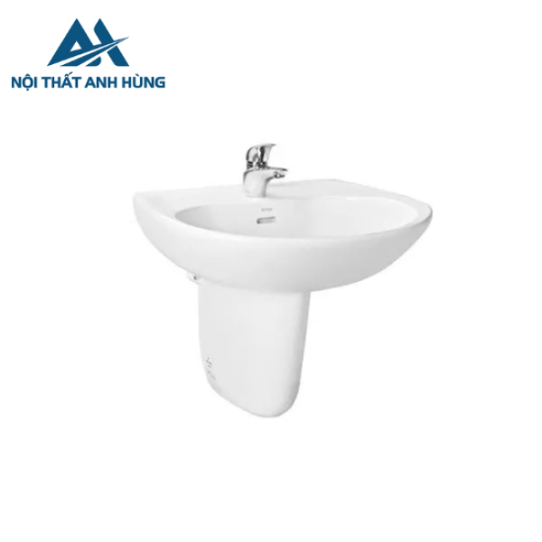 Chậu lavabo treo tường TOTO LHT239CR chân lửng