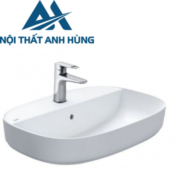 Chậu Rửa Lavabo Đặt Bàn NAX AL-652VGC 3 Lỗ Men Aqua Ceramic