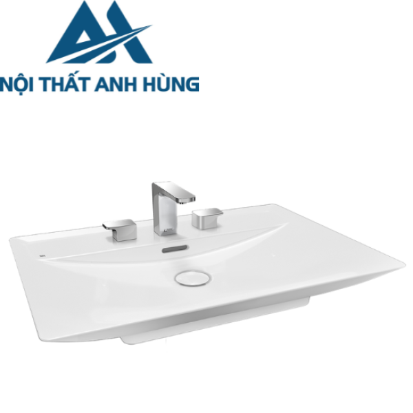 Chậu Rửa Lavabo Đặt Bàn Inax AL-S630VGC 3 Lỗ Men Aqua Ceramic