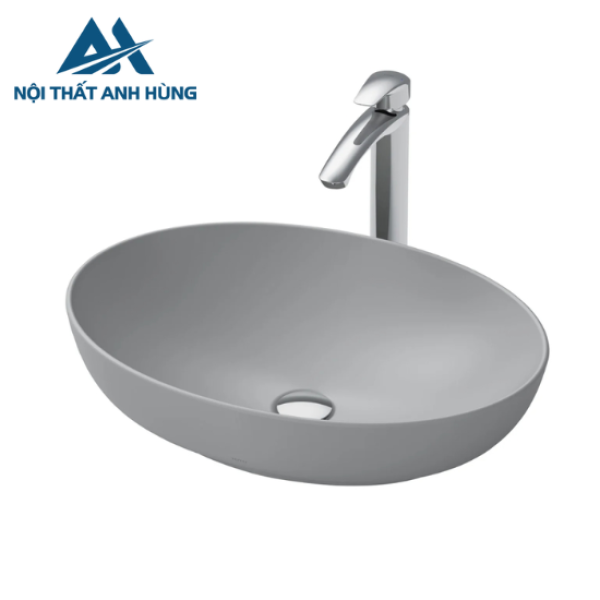Chậu rửa lavabo đặt bàn TOTO LT1705#MGR màu xám mờ
