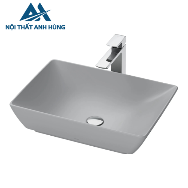 Chậu rửa lavabo đặt bàn TOTO LT1735#MGR màu xám mờ