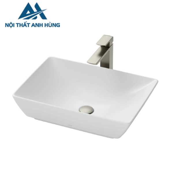 Chậu rửa lavabo đặt bàn TOTO LT1735#MW màu trắng mờ
