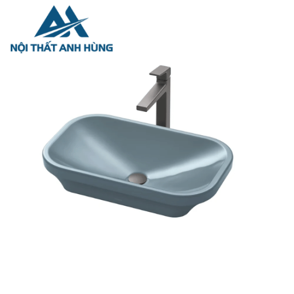 Chậu rửa lavabo đặt bàn TOTO LW630JDW/F#ASB màu xanh tro