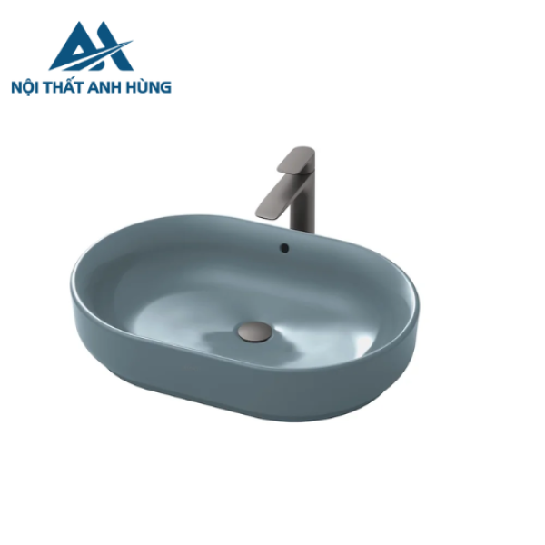 Chậu rửa lavabo đặt bàn TOTO LW896JW/F#ASB màu xanh tro