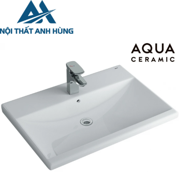 Chậu Rửa Lavabo Inax AL-2397V Dương Vành Aqua Ceramic