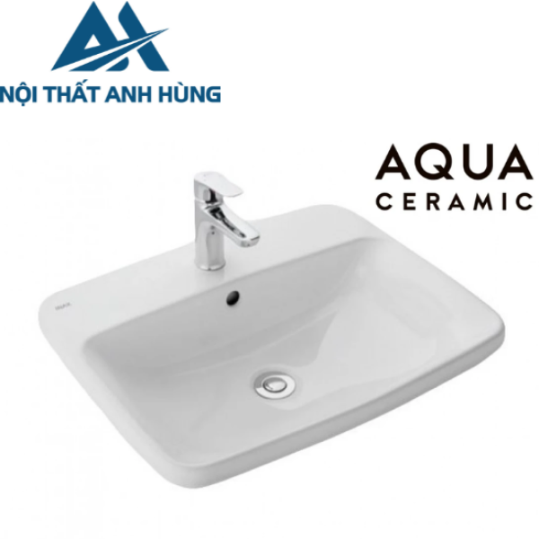 Chậu Rửa Lavabo Inax AL-2398V Dương Vành Aqua Ceramic