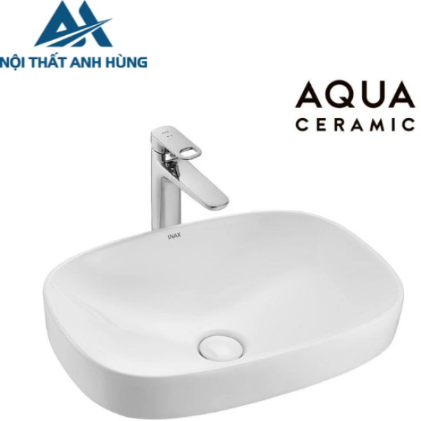Chậu Rửa Lavabo Inax AL-642V Đặt Bàn Aqua Ceramic