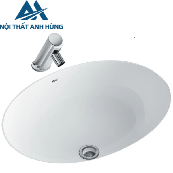 Chậu Rửa Lavabo Inax L-2293V  Âm Bàn Oval