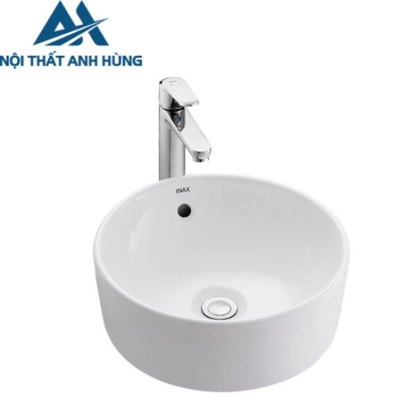 Chậu Rửa Lavabo Inax L-295V  Đặt Bàn Tròn