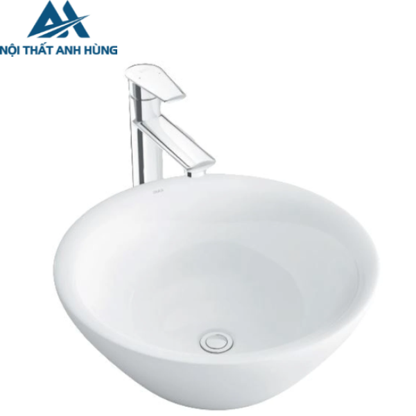 Chậu Rửa Lavabo Inax L-445V Đặt Bàn Tròn